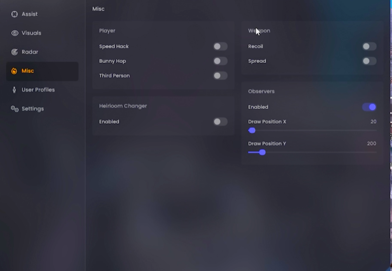 Apex Rampage 14 Apex Legends Cheat Menu 11