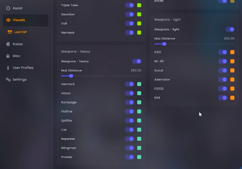 Apex Rampage 12 Apex Legends Cheat Menu 9