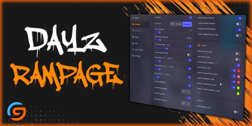 Dayz Rampage - Cheat - Hack - Aimbot - Wallhack - Hwid Spoofer