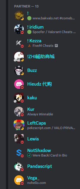 Homocheats 5 Sellers