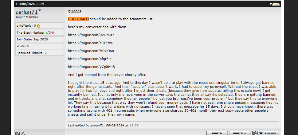 GhostValo 3 ghostvalo cheats scam fake reviews