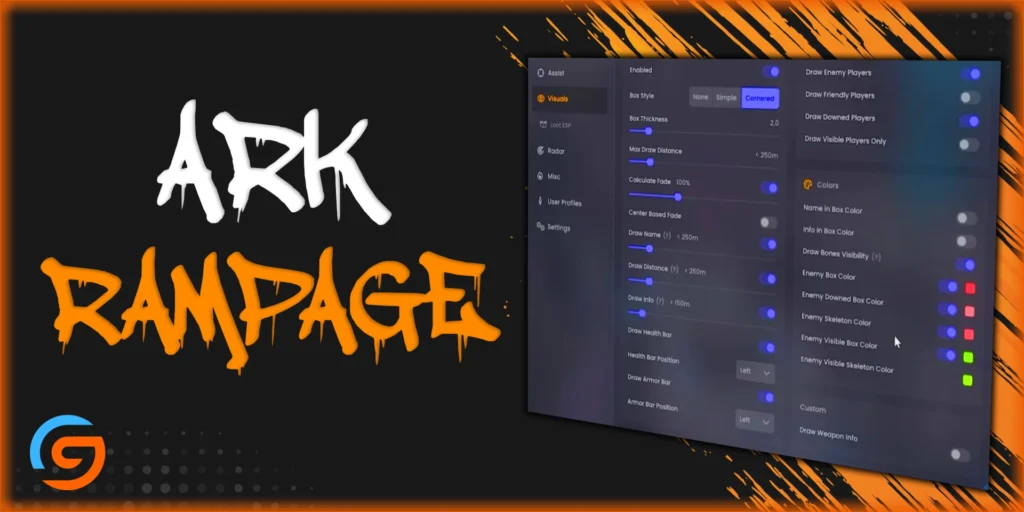 Ark Rampage - Cheat - Hack - Aimbot - Wallhack - Hwid Spoofer