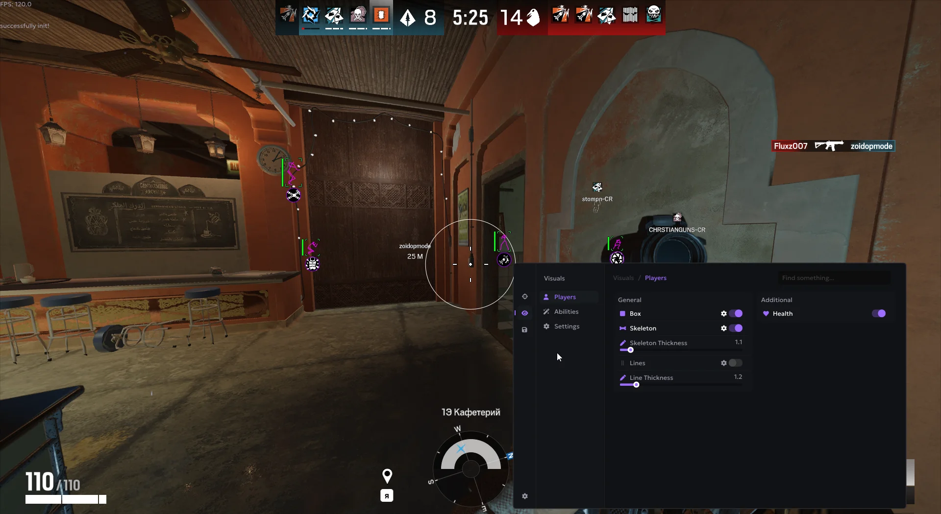 R6S Anarchy 2 R6S Cheat by GulfCheats - Player ESP